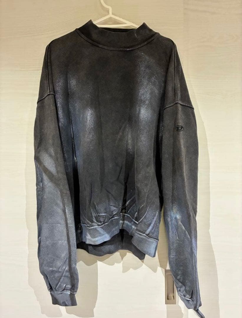 DIESEL グレー クルーネック トレーナー