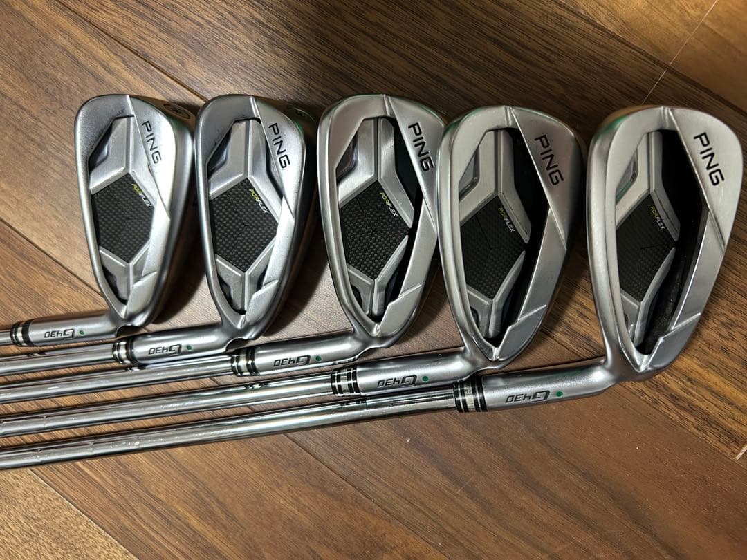 名機！PING G430 アイアンセット45℃、W, 9, 8, 7, 6番