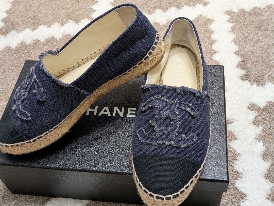 明日まで特別価格　シャネル 35 エスパドリーユ スリッポン CHANEL