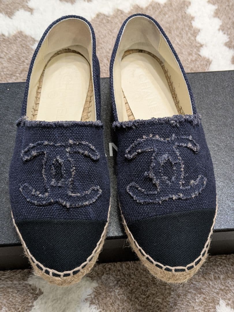 明日まで特別価格　シャネル 35 エスパドリーユ スリッポン CHANEL