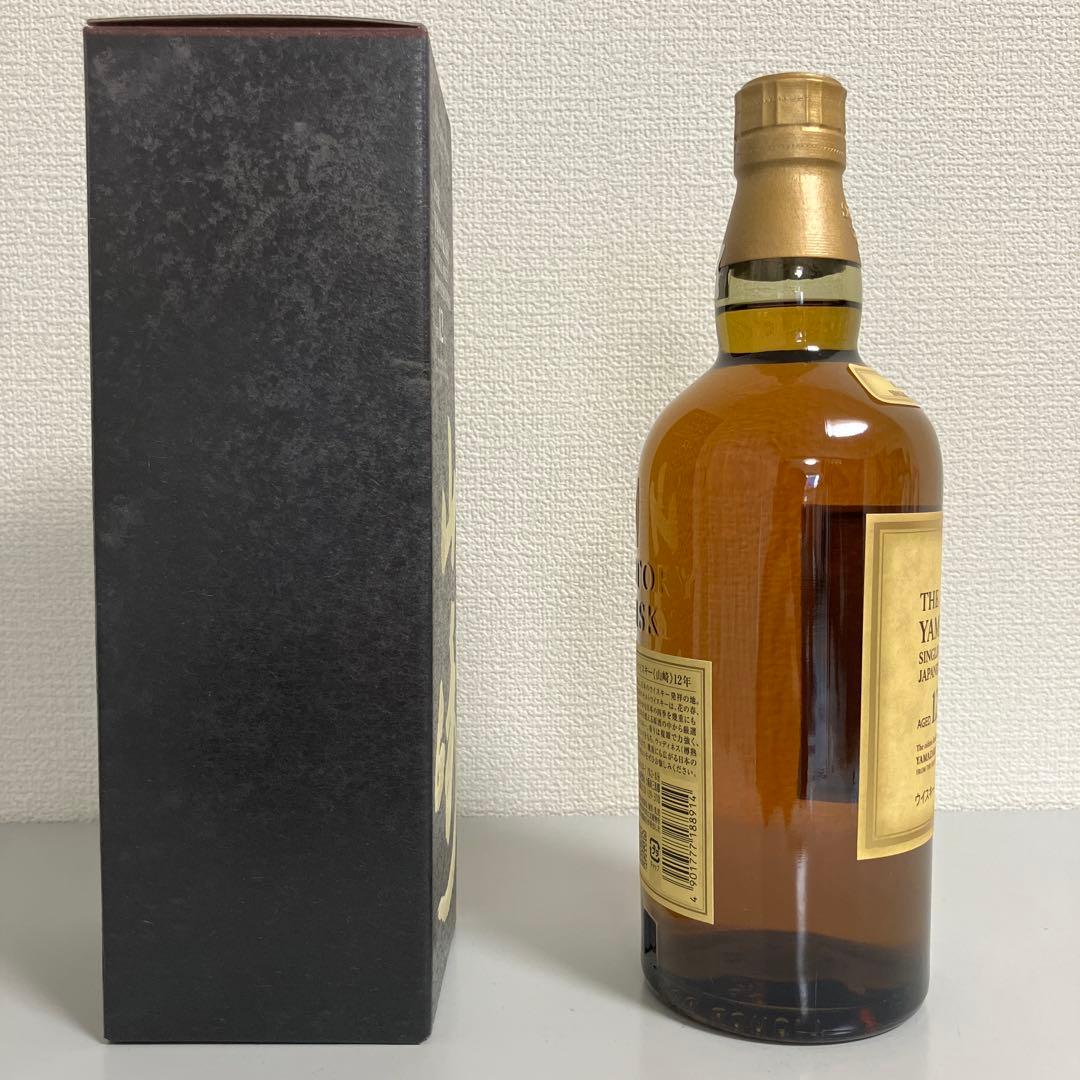 サントリー シングルモルトウイスキー 山崎 12年 700ml 1本 箱付き