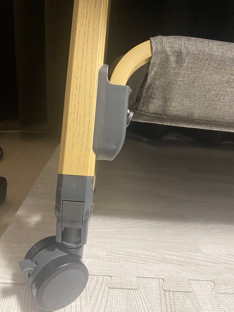 美品✨Maydolly ベビーベッド 乳幼児 添い寝ベッド 3in1キャスター付