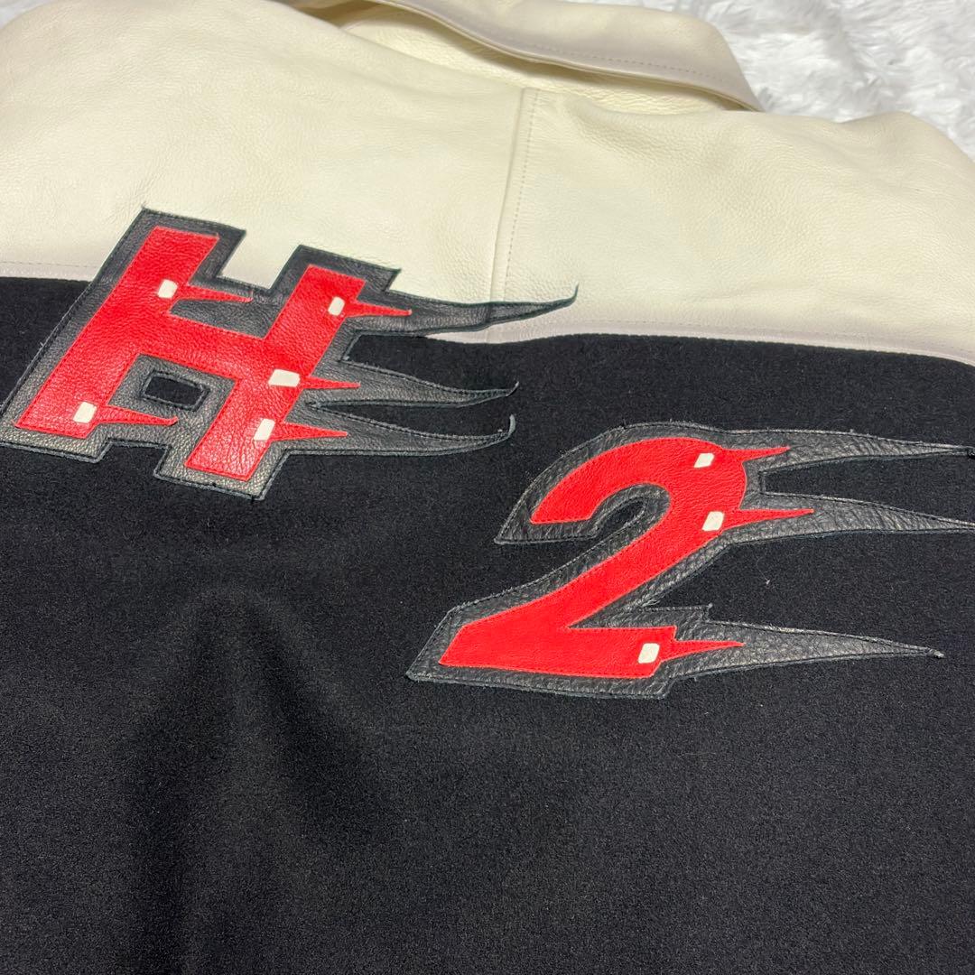 ［未使用］ H2 Heron Prestonコラボ レザースタジャン L