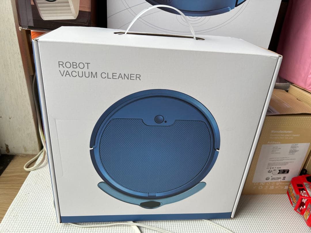 ロボット掃除機 青色 Bluetooth機能