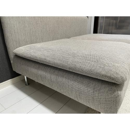 ソーデルハムン3人掛けコンパクトソファセクション グレー