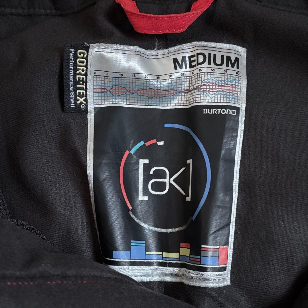 2451 バートン ak ゴアテックス 2L パンツ スノボウェア 無地 レッド