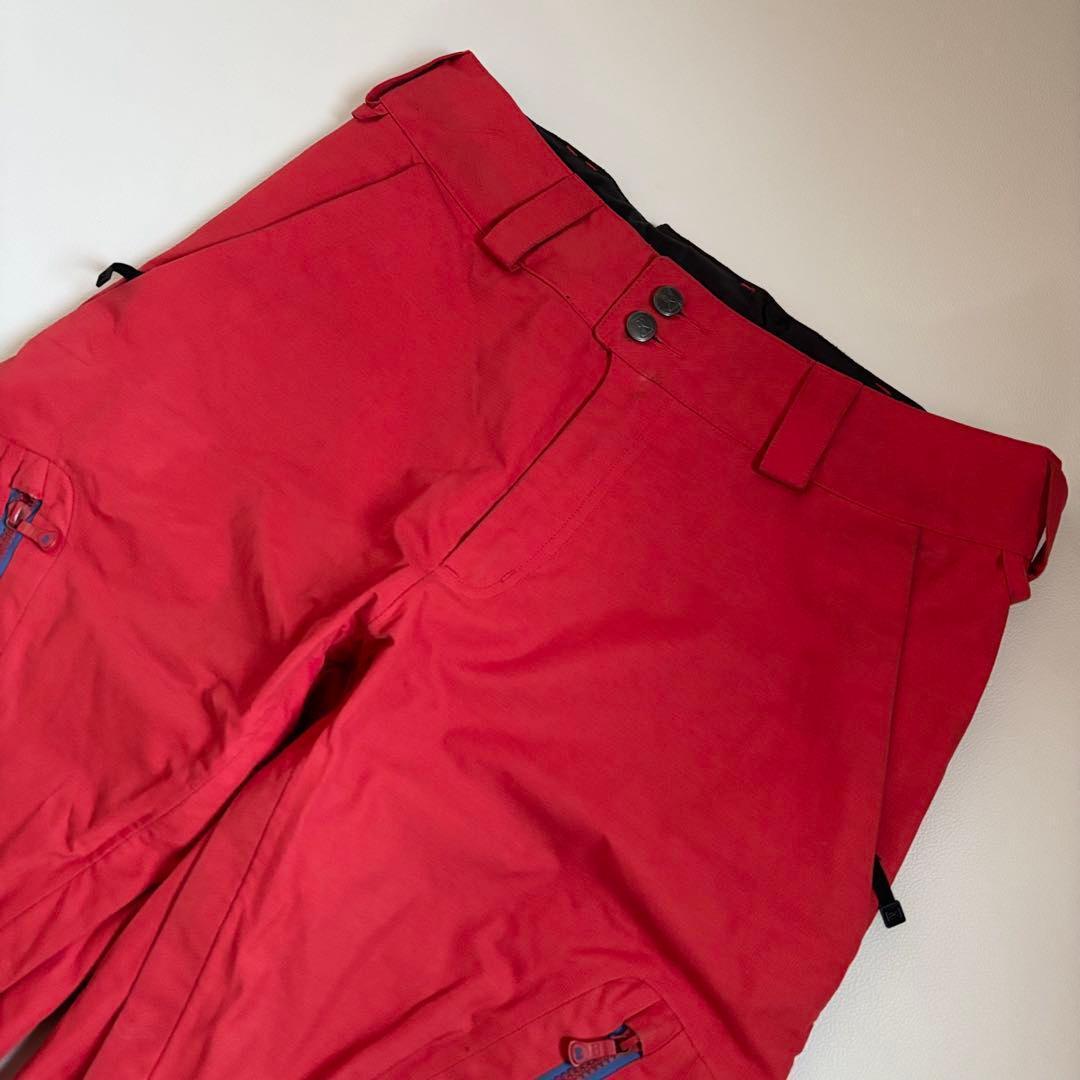 2451 バートン ak ゴアテックス 2L パンツ スノボウェア 無地 レッド