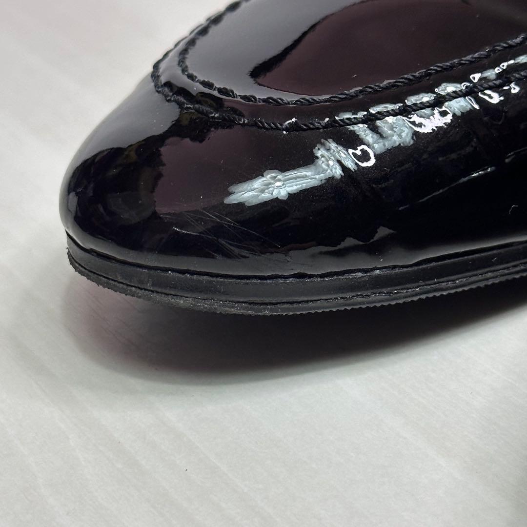 美品☆フェラガモ☆レディース☆パンプス☆エナメル☆ブラック☆サイズ7☆168