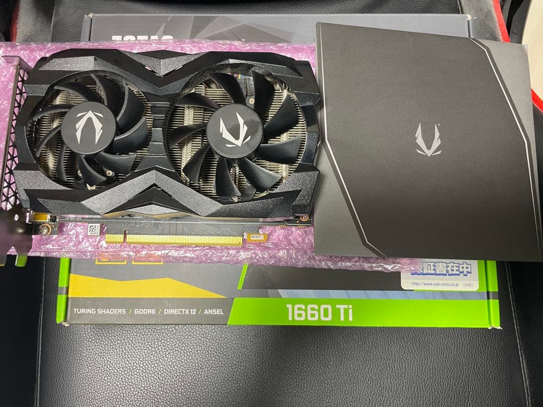 グラフィックボード・グラボ・ビデオカード ZOTAC GEFORCE GTX 1660 Ti 6GB