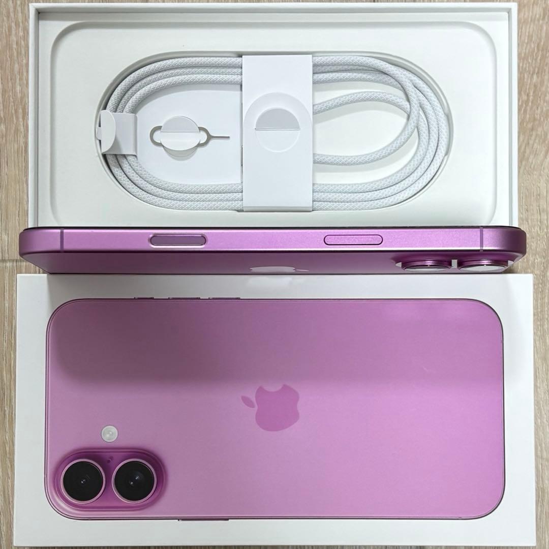 バッテリー100% iPhone16Plus 128GB SIMフリー 本体