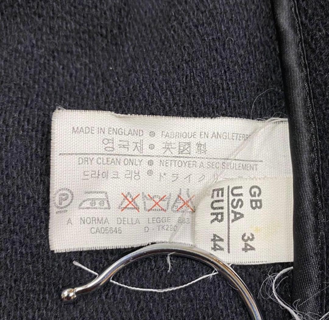 美品✨英国製 ヘリンボーン グローバーオール ロングダッフルコート XL相当