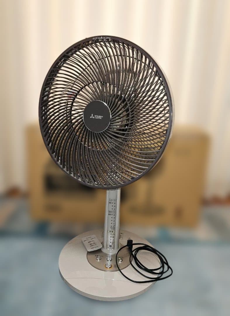 三菱電機 扇風機 リモコン付 ココアベージュ 4段階風量
