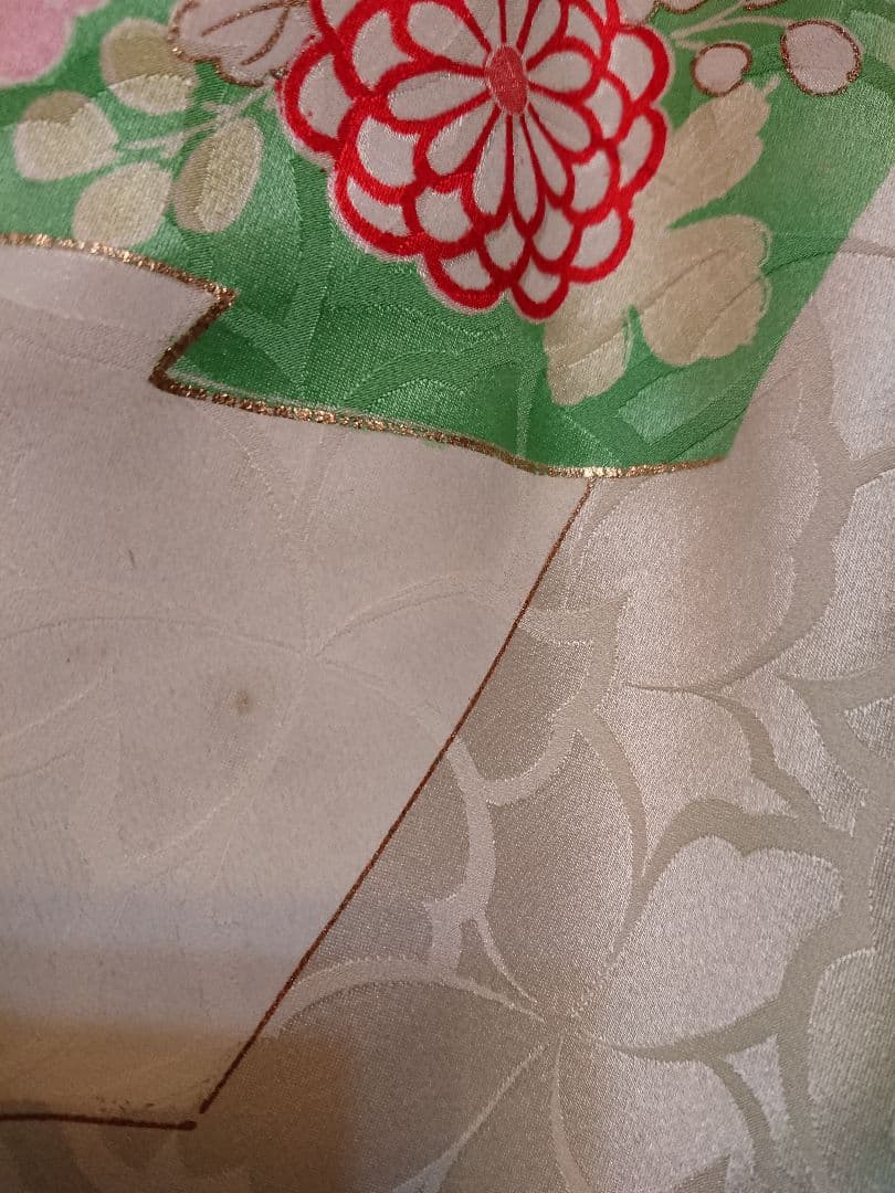 個性派振袖コーデセット振袖セットセミアンティーク振袖袋帯セット大正ロマン刺繍