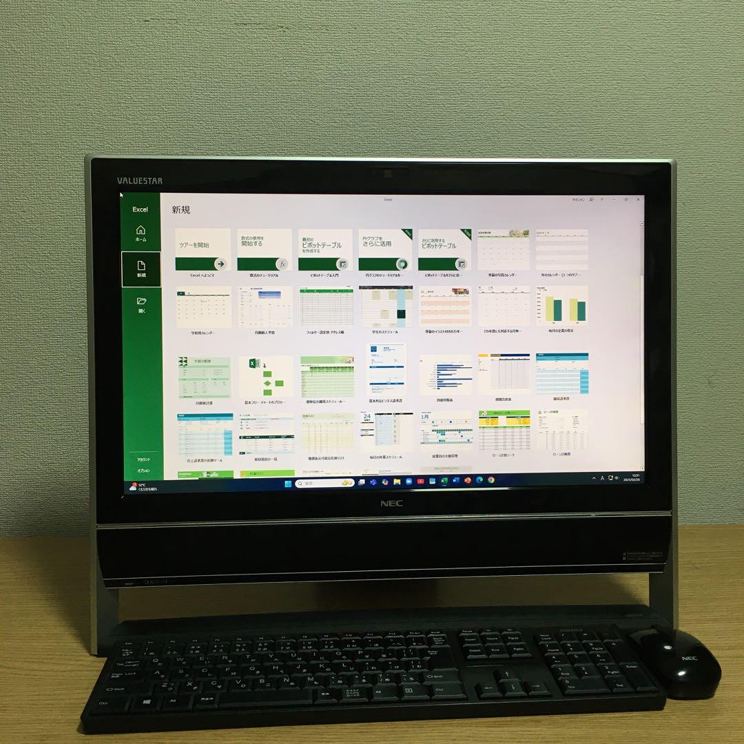 NEC 一体型 デスクトップ Win11 新品SSD搭載 地デジオールインワン