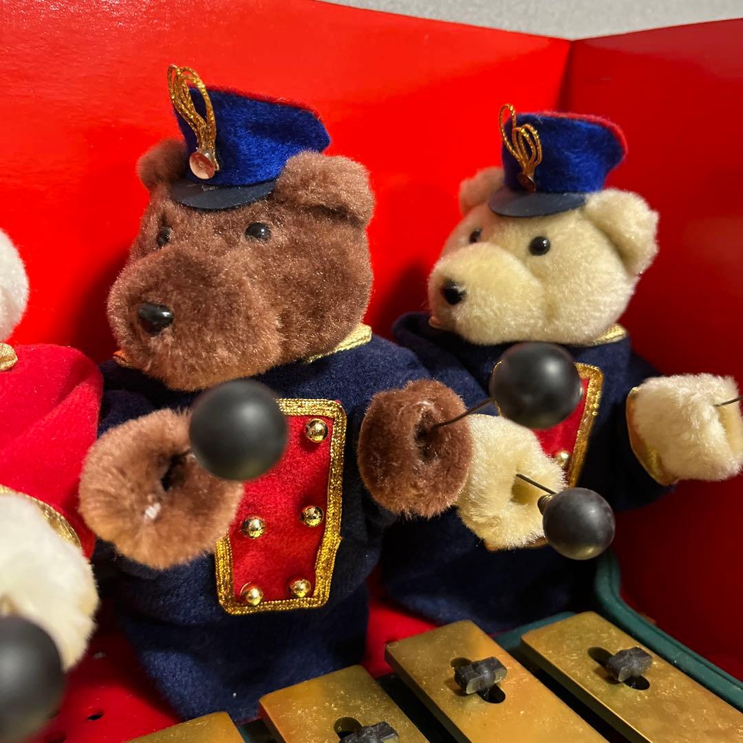 バンドスタンドベアーズ　ミュージカル トイチェスト クリスマス オルゴール