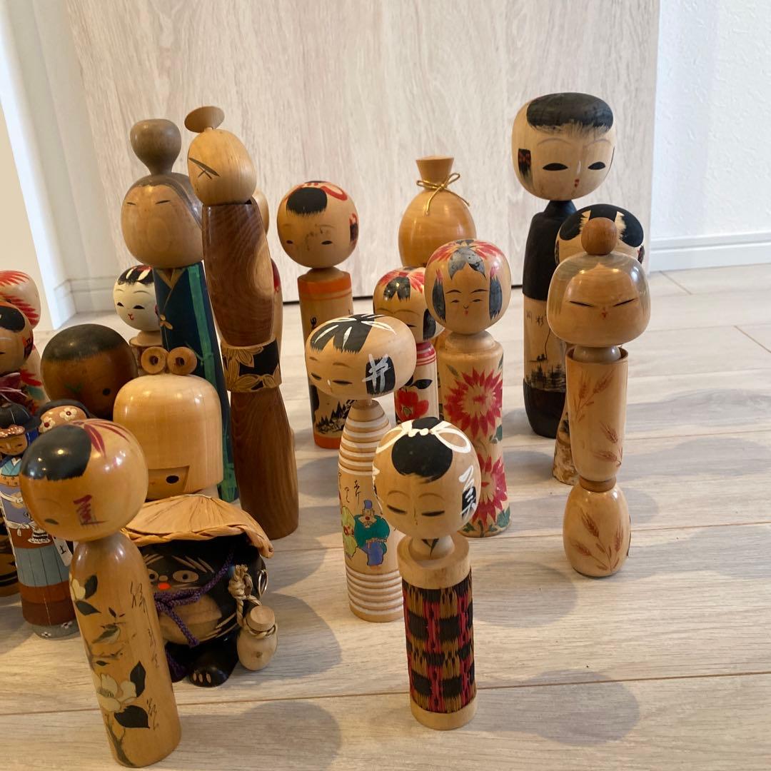 A*y様 木製こけし人形 コレクション