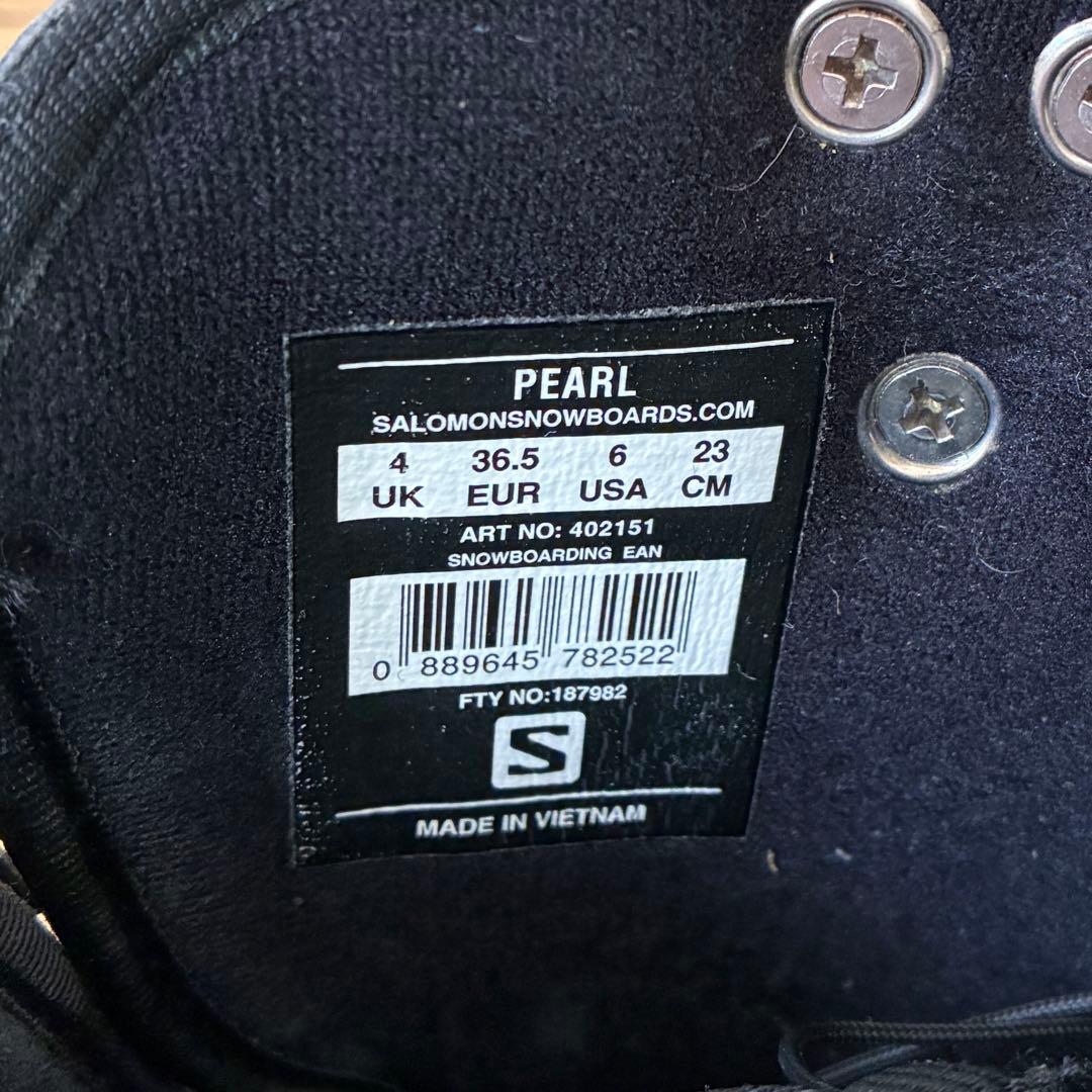 SALOMON PEARL サロモン 23cm スノーボード ブーツ