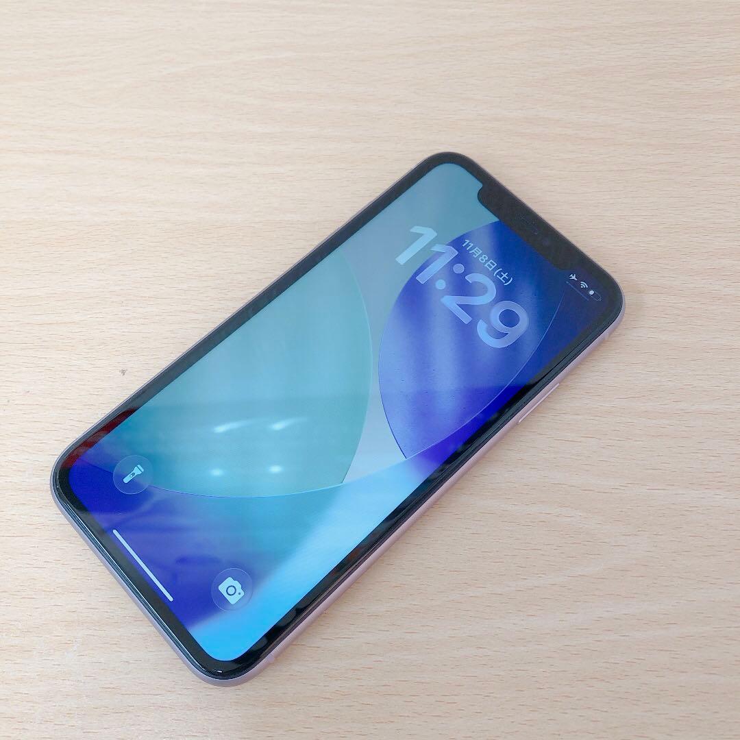 【訳アリ/残債なし】iPhone11 64GB SIMフリー パープル 1017