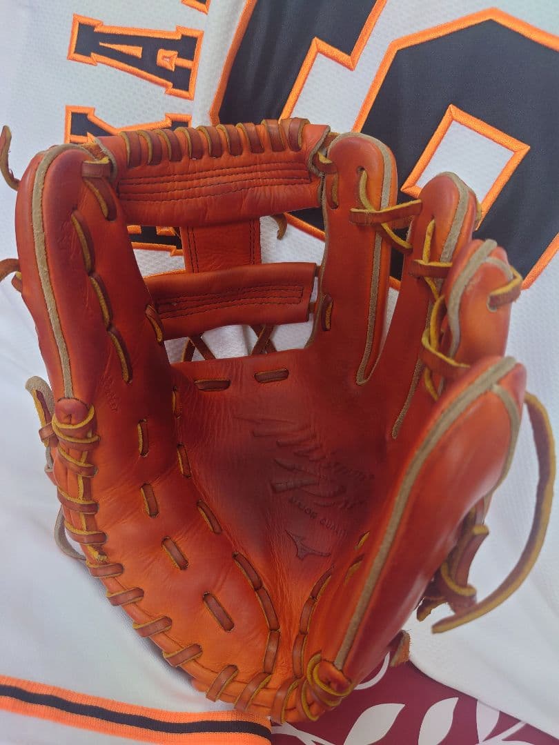 ジ*コ様 ミズノプロ　限定皮革 テネイシャスプロエリートレザー　硬式グローブ　内