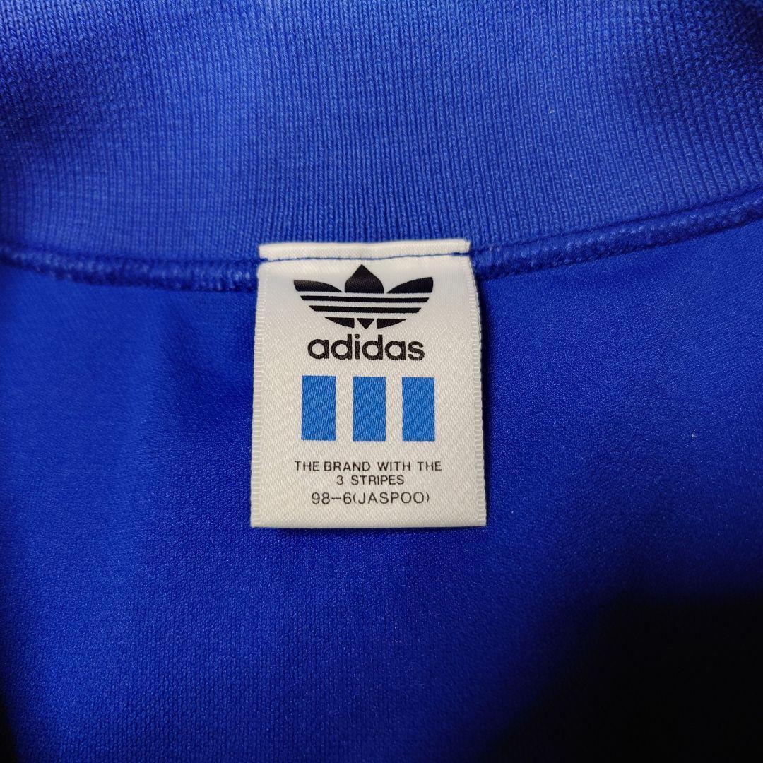 90s adidas　襟付きゲームシャツ　古着　アディダス　デサント製　3ライン