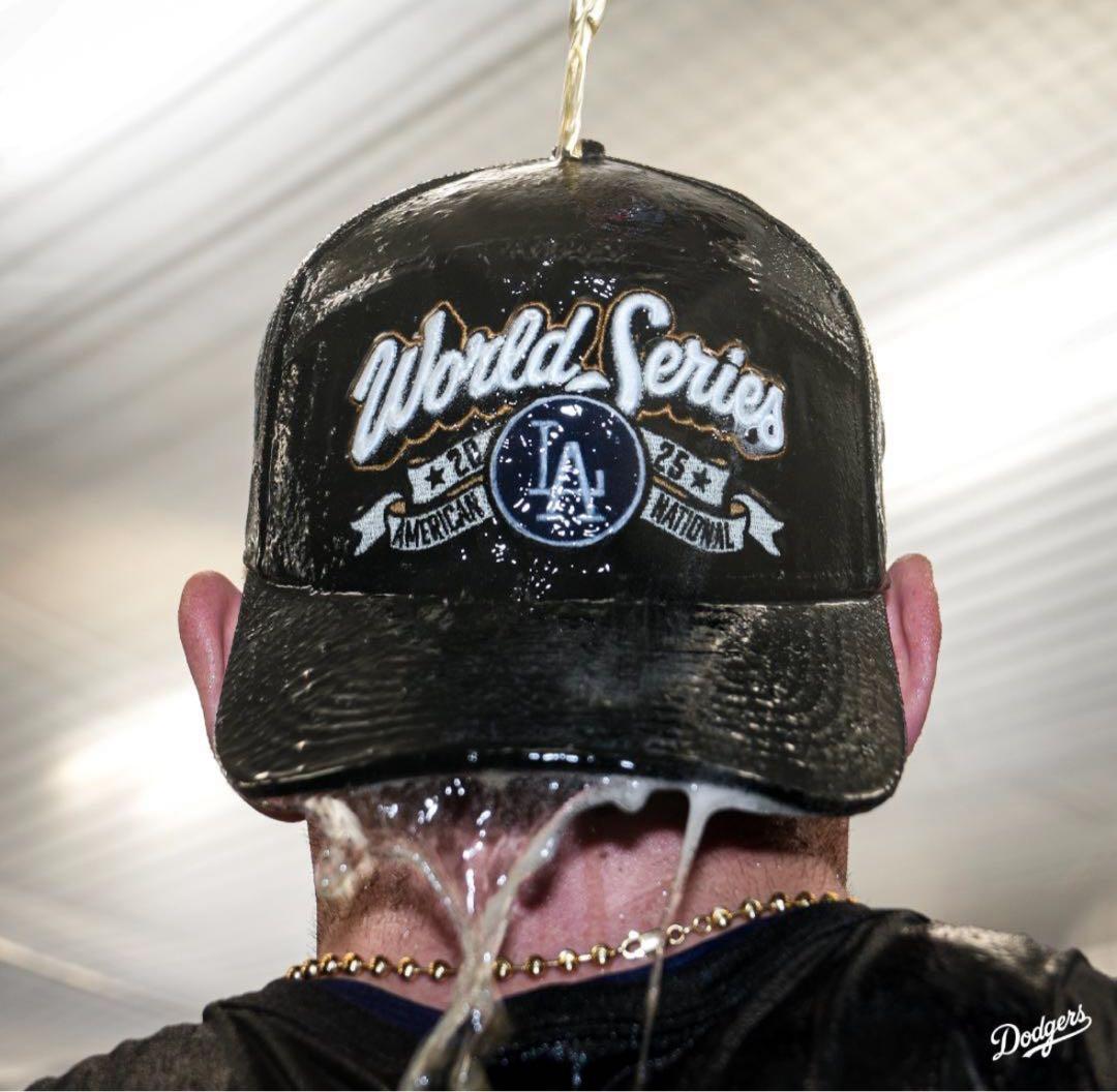 大谷翔平2025NLCS優勝＆MVP受賞＆祝賀会BLACK着用モデルCAP限定品