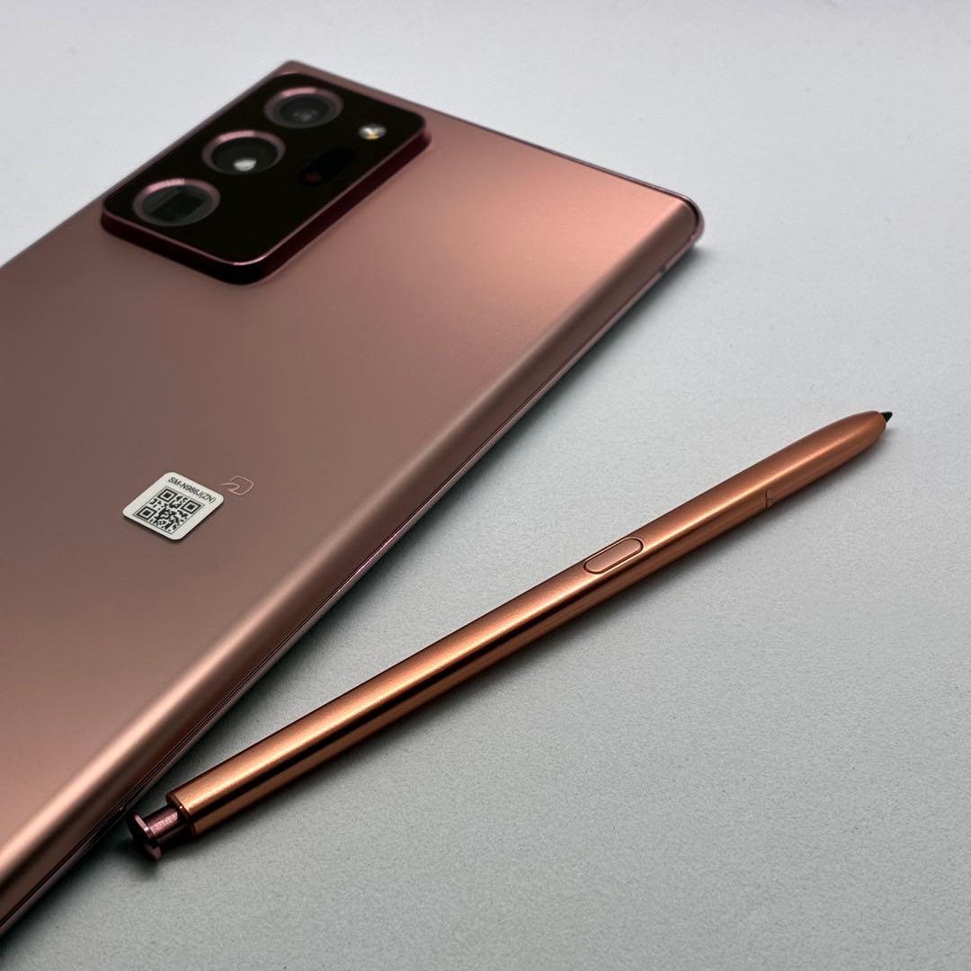 美品 Galaxy note 20 ultra SIMフリー 58872