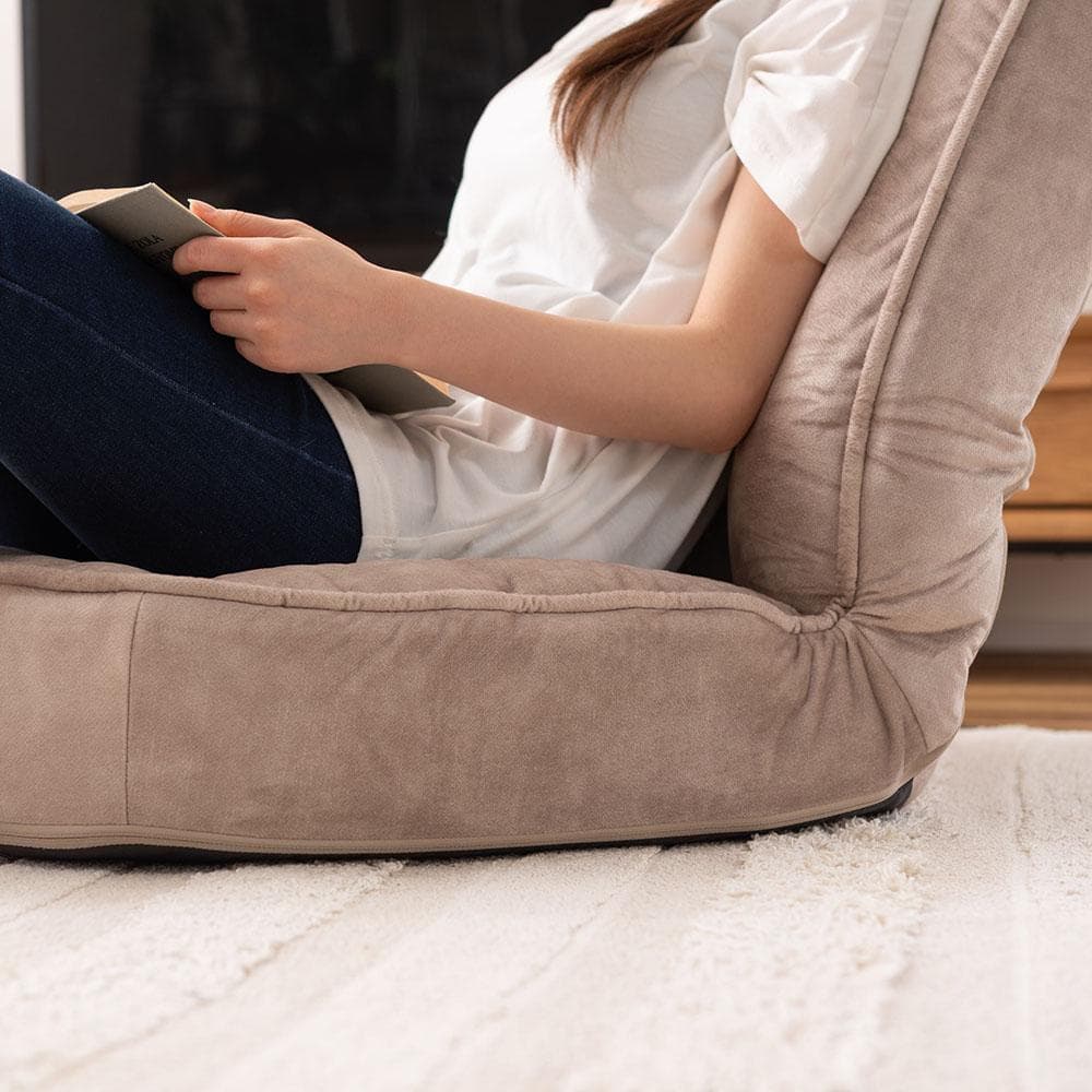 新品 送料込み フロアチェア 防水 リクライニング ソファ ベージュ