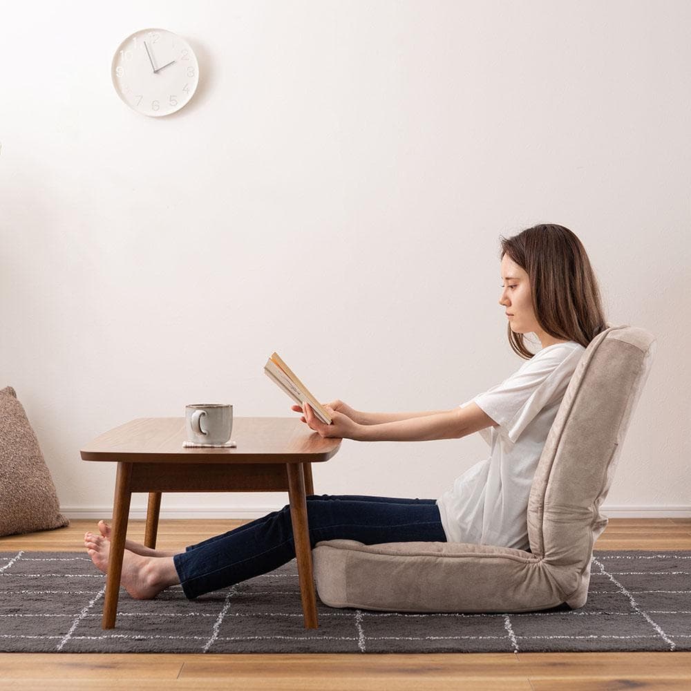 新品 送料込み フロアチェア 防水 リクライニング ソファ ベージュ