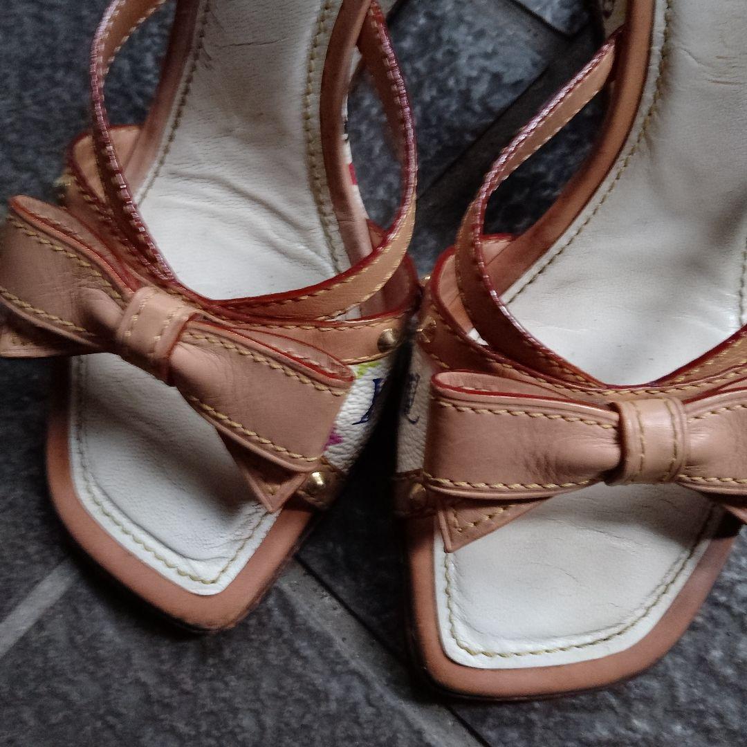 【ルイ・ヴィトン】マルチカラー素敵な美脚ミュール❦