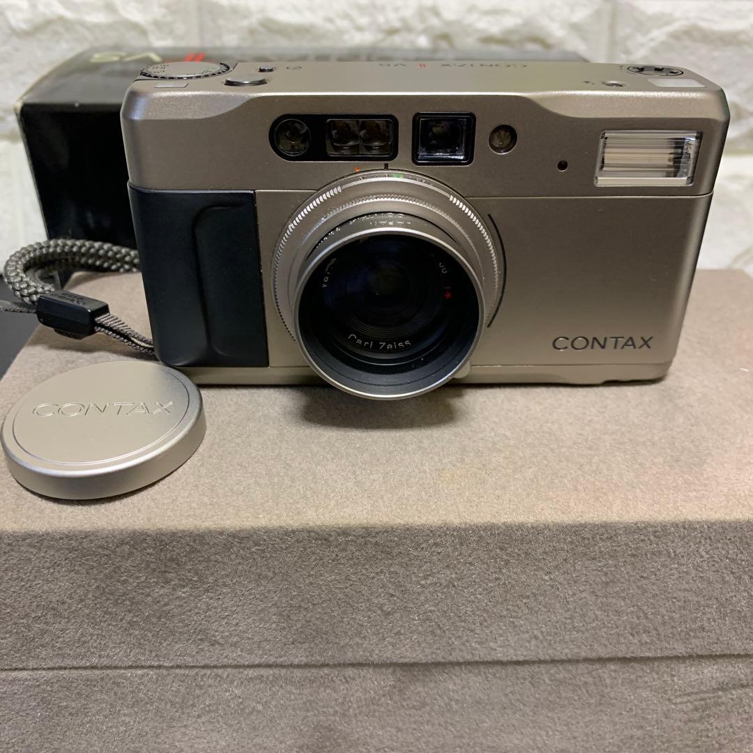 コンタックスCONTAX TVSフィルムカメラ通電確認済　 現状品　動作未確認