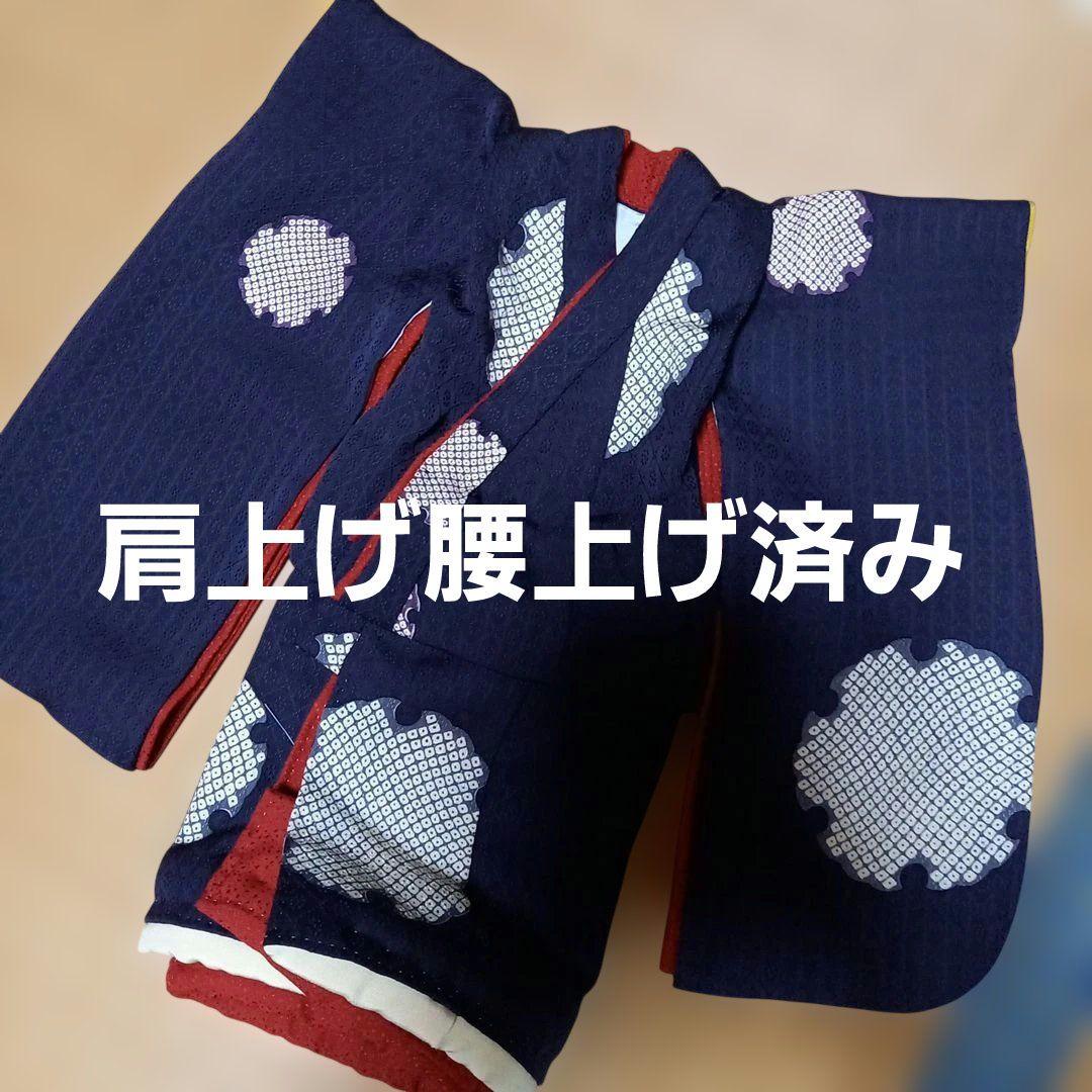 市松人形　15号 着物 比翼付き　襦袢　作り帯　帯揚げ帯締め　正絹