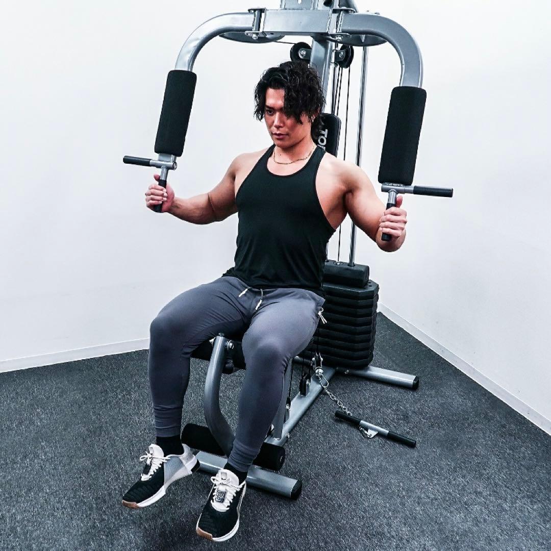 【新品】ホームジム マルチジム ウェイトトレーニング 自重 ラットプル 筋トレ