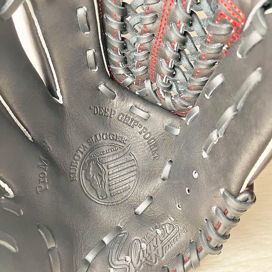 【新品未使用】久保田スラッガー 軟式グローブ KSN-J2 ブラック 左投げ