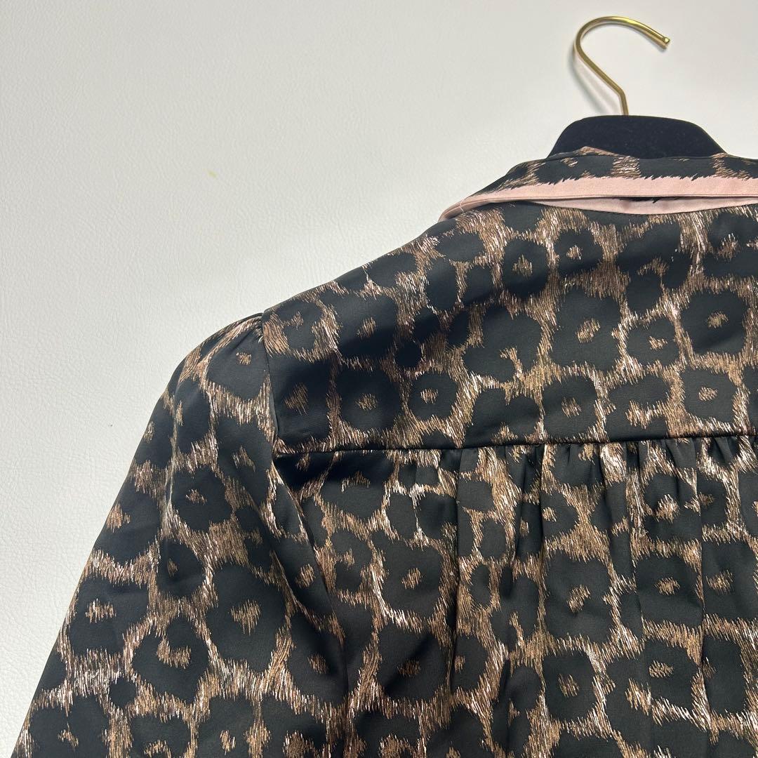 定価7.5万✨2024年モデル レリアン レオパード ボウタイ ブラウス 近年