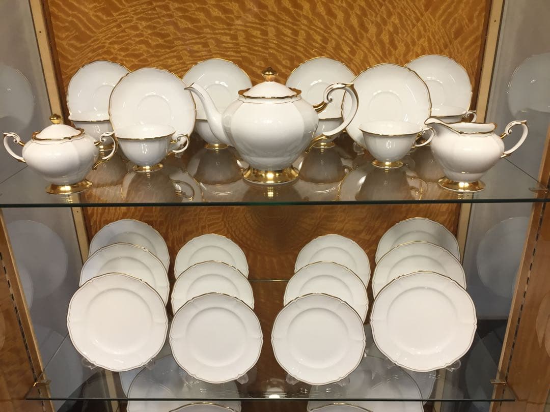 大倉陶園　ホワイトマスターピース　ディナーセット　４３ピース