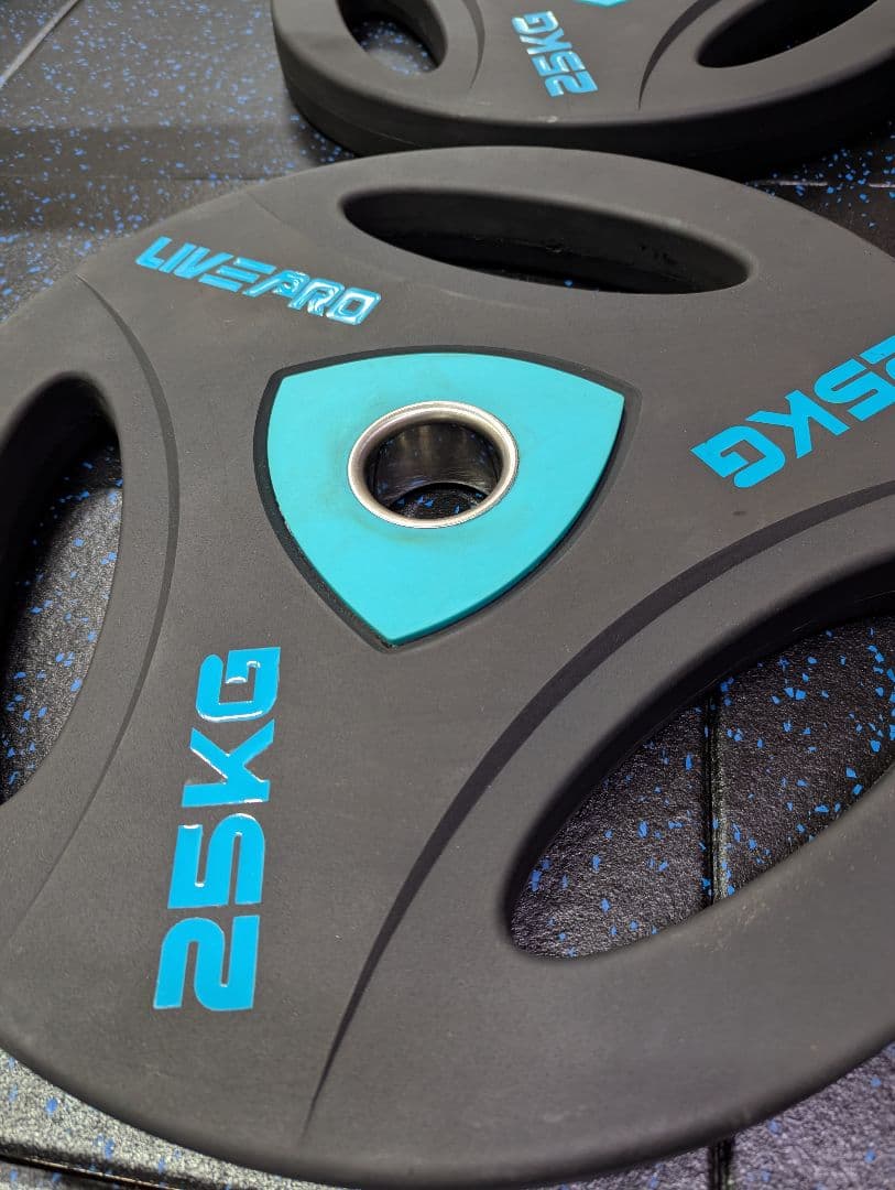 LIVE PRO　ウレタンオリンピックプレート　50mm　25kg　1枚　④