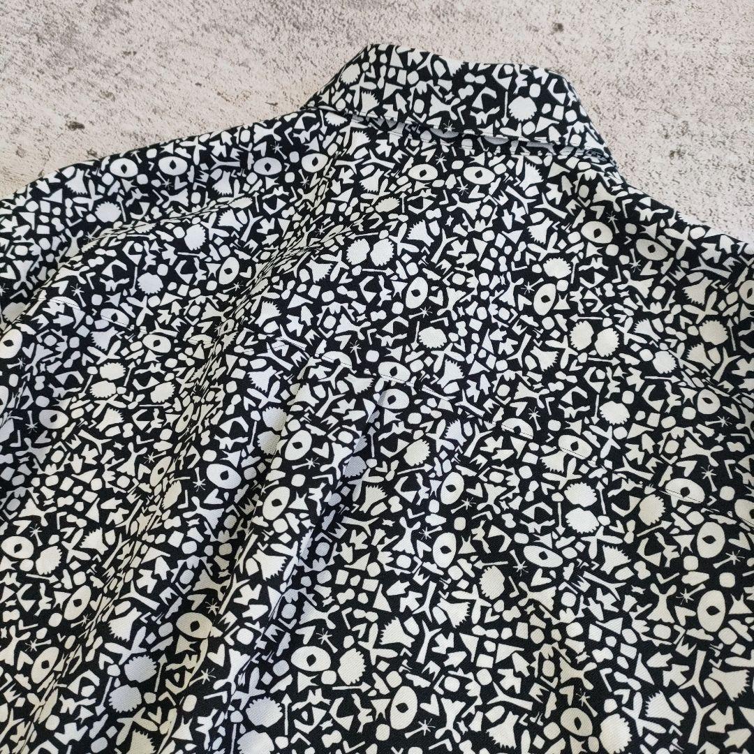 新作/極美品 HERALBONY レギュラーカラーシャツ「かえでのチョキチョキ」