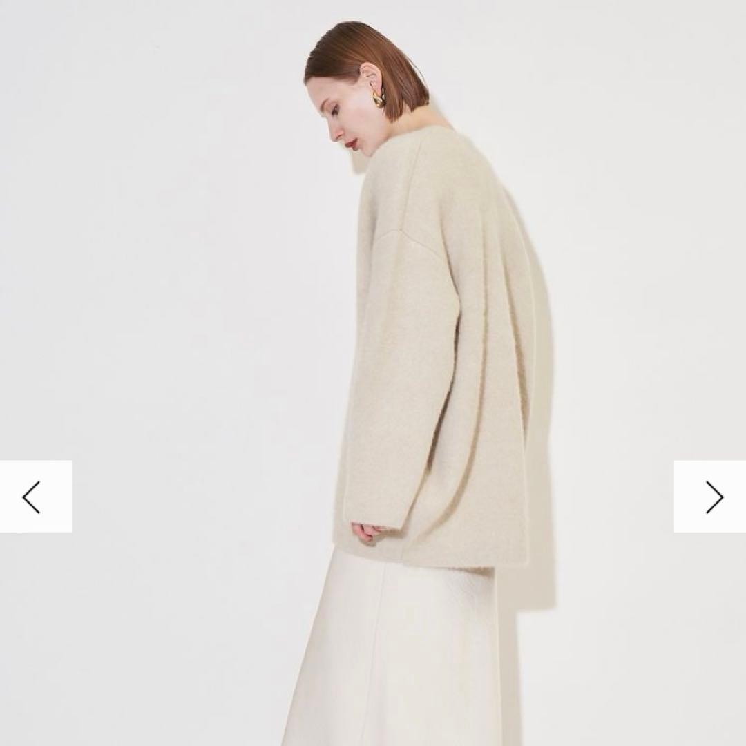 elendeek ウール混紡 ベージュ カーディガン サイズ01