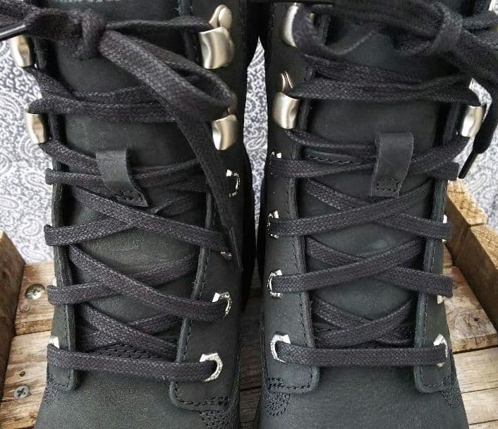 Timberlandティンバーランドヌバックレザーヒールブーツ7W