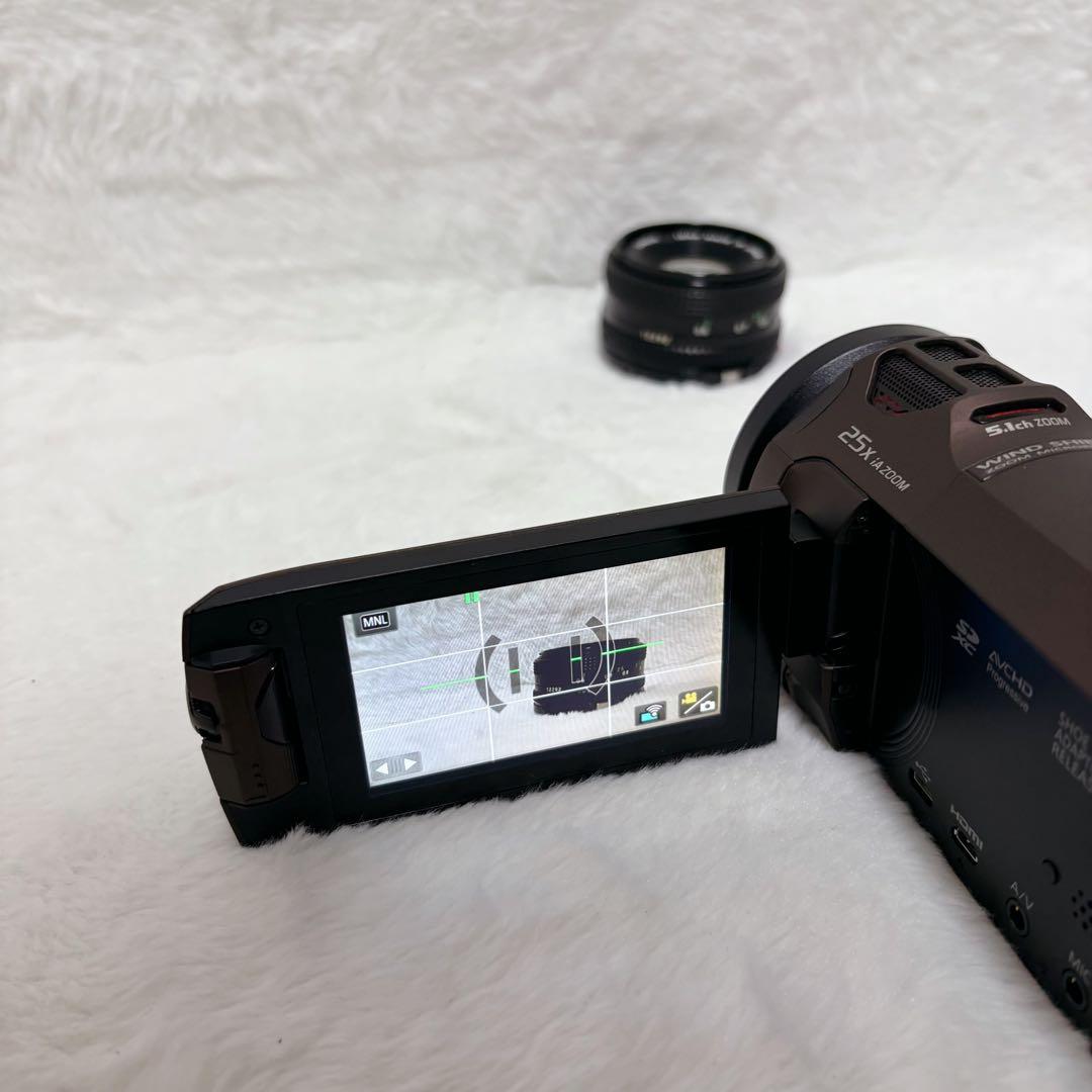 【極美品】Panasonic HC-WX995M 4Kビデオカメラ