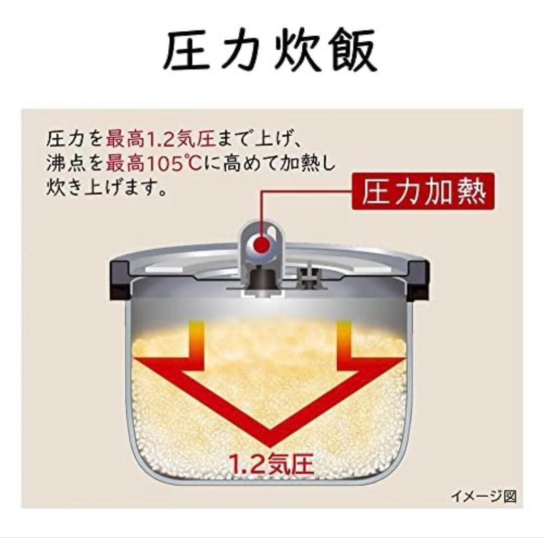 美品2024年式★ 日立(HITACHI) 炊飯器 ・圧力IH RZ-H10EJ