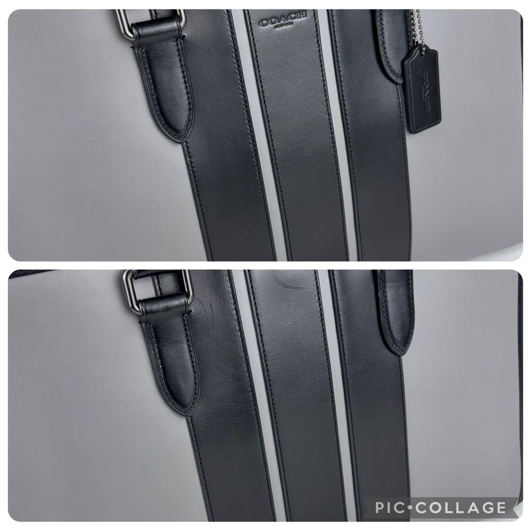 ✨極美品✨ COACH 2way ビジネスバッグ F35430 グレー/ブラック