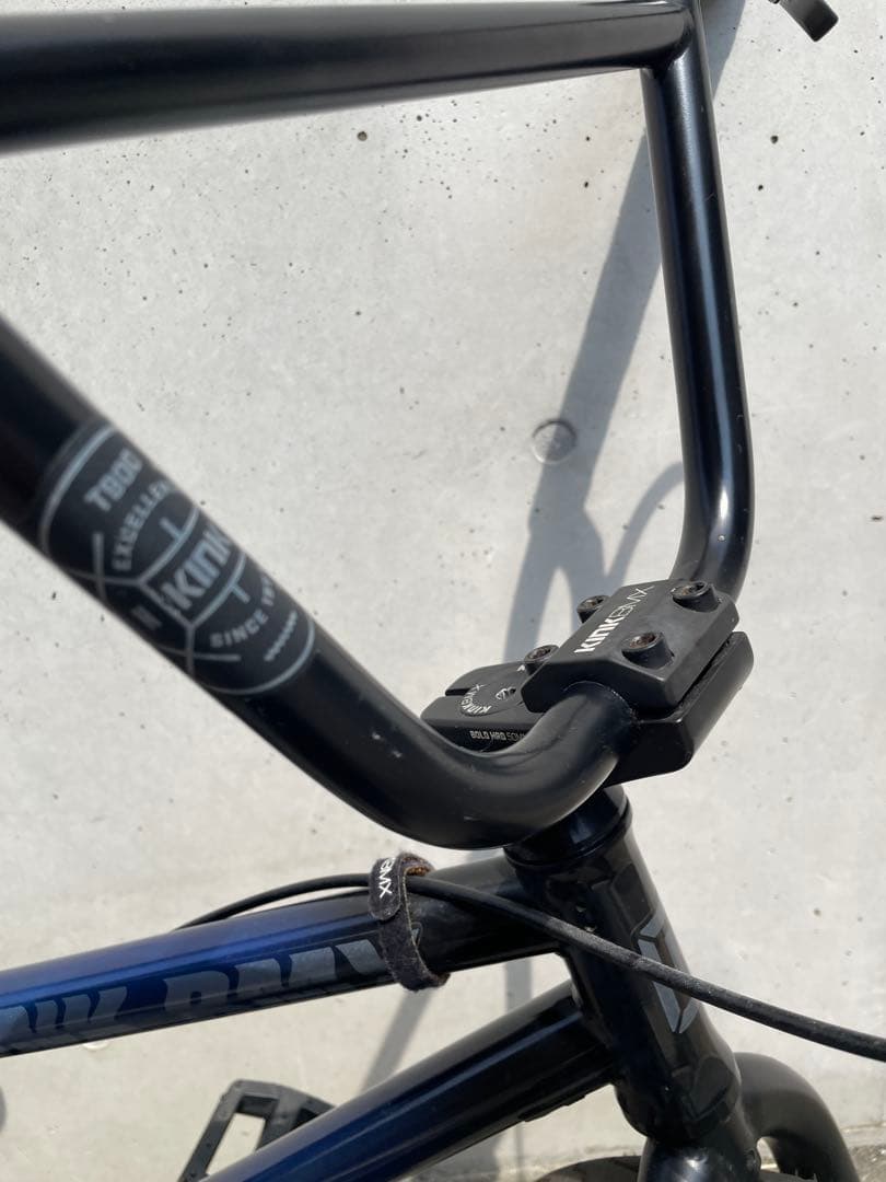 KINK BMX 20 室内保管、走行少、美品 レアブレーキ付 ブラック ブルー