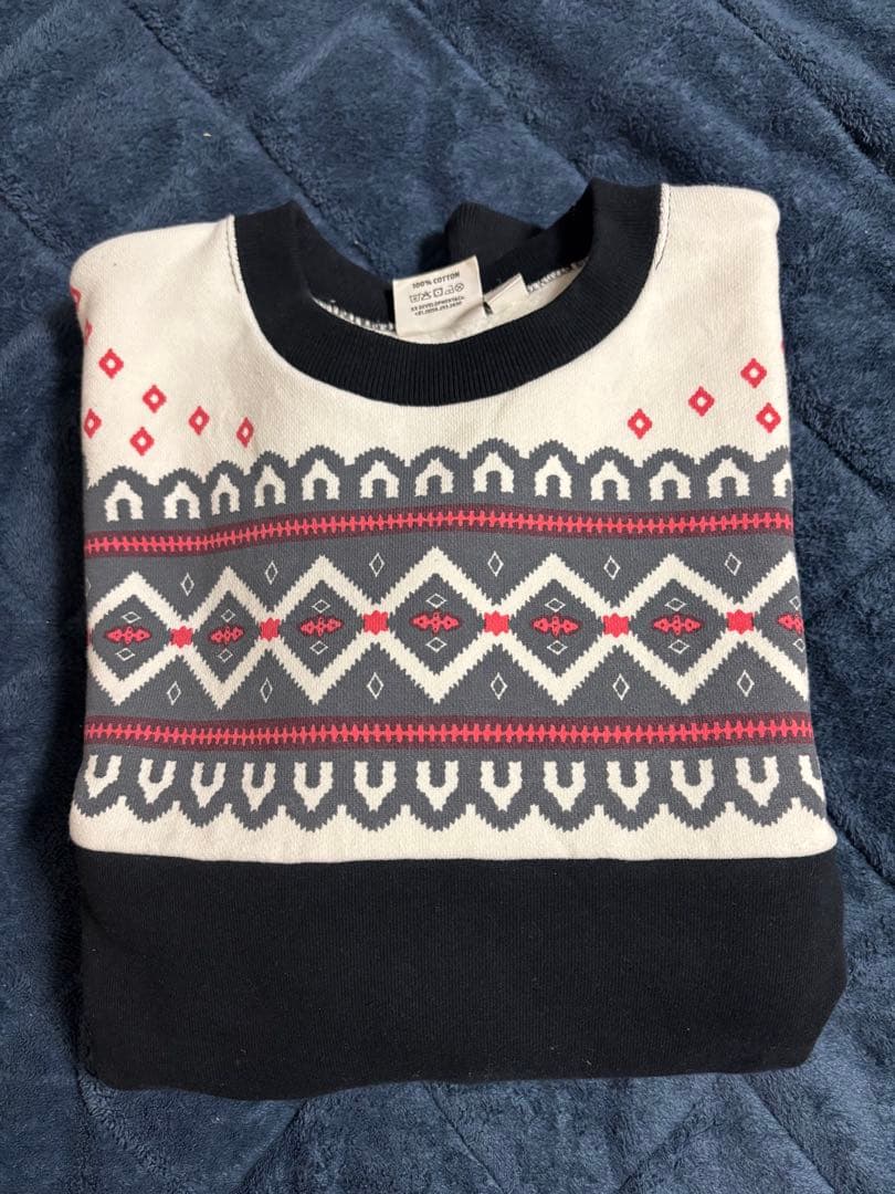 TCBジーンズ✕XXDEVELOPMENT 雪柄スウェット