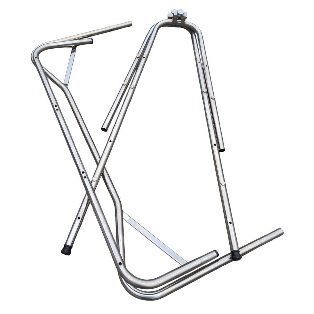 【送料無料】peakステンレス製2段キッチンテーブル