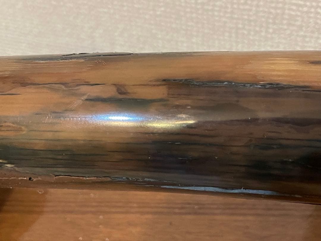 ★【実物】 大きなマンモスの牙 希少な一本モノ！ 美しい天然模様！