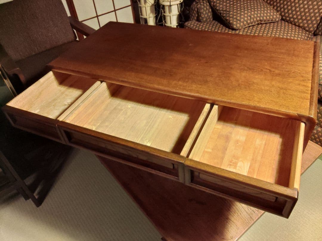 希少　文机　座卓　テーブル　デスク　レトロ　アンティーク　ヴィンテージ　レア