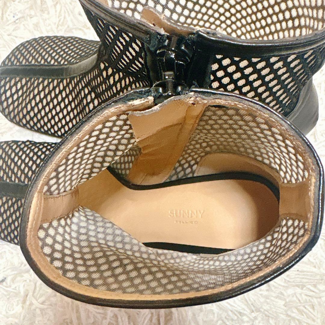 ✨美品✨ PELLICO SUNNY ペリーコサニー メッシュ ショートブーツ