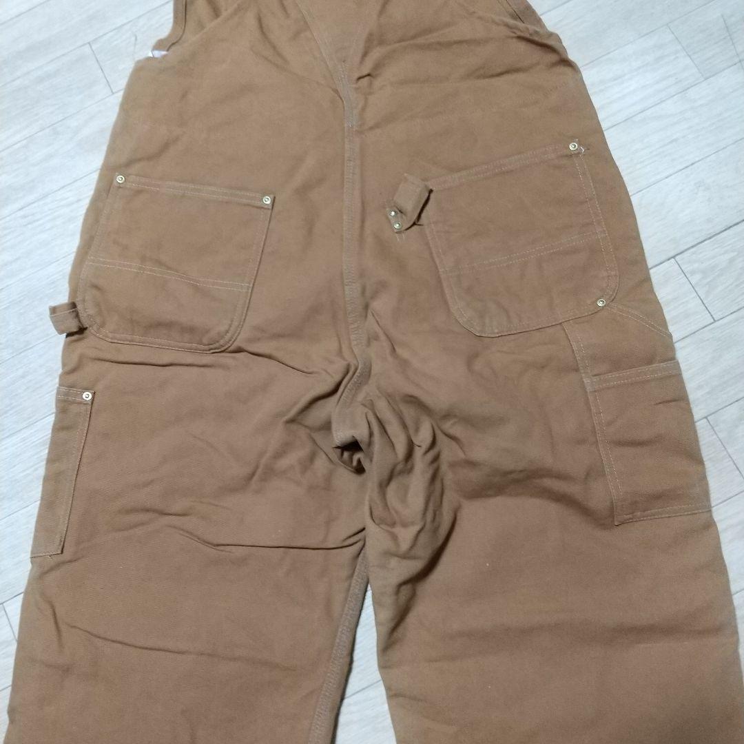 カーハート Carhartt 中綿入り ブラウン キャメル オーバーオール