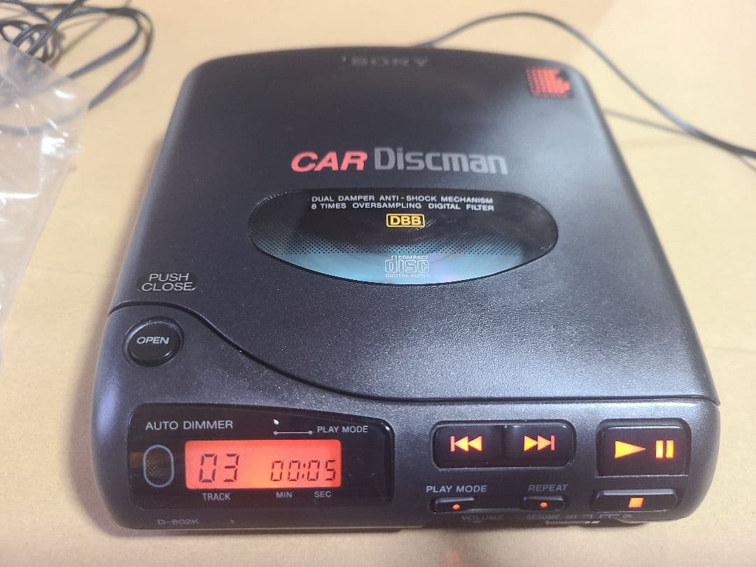 SONY CAR Discman ポータブルCDプレーヤー